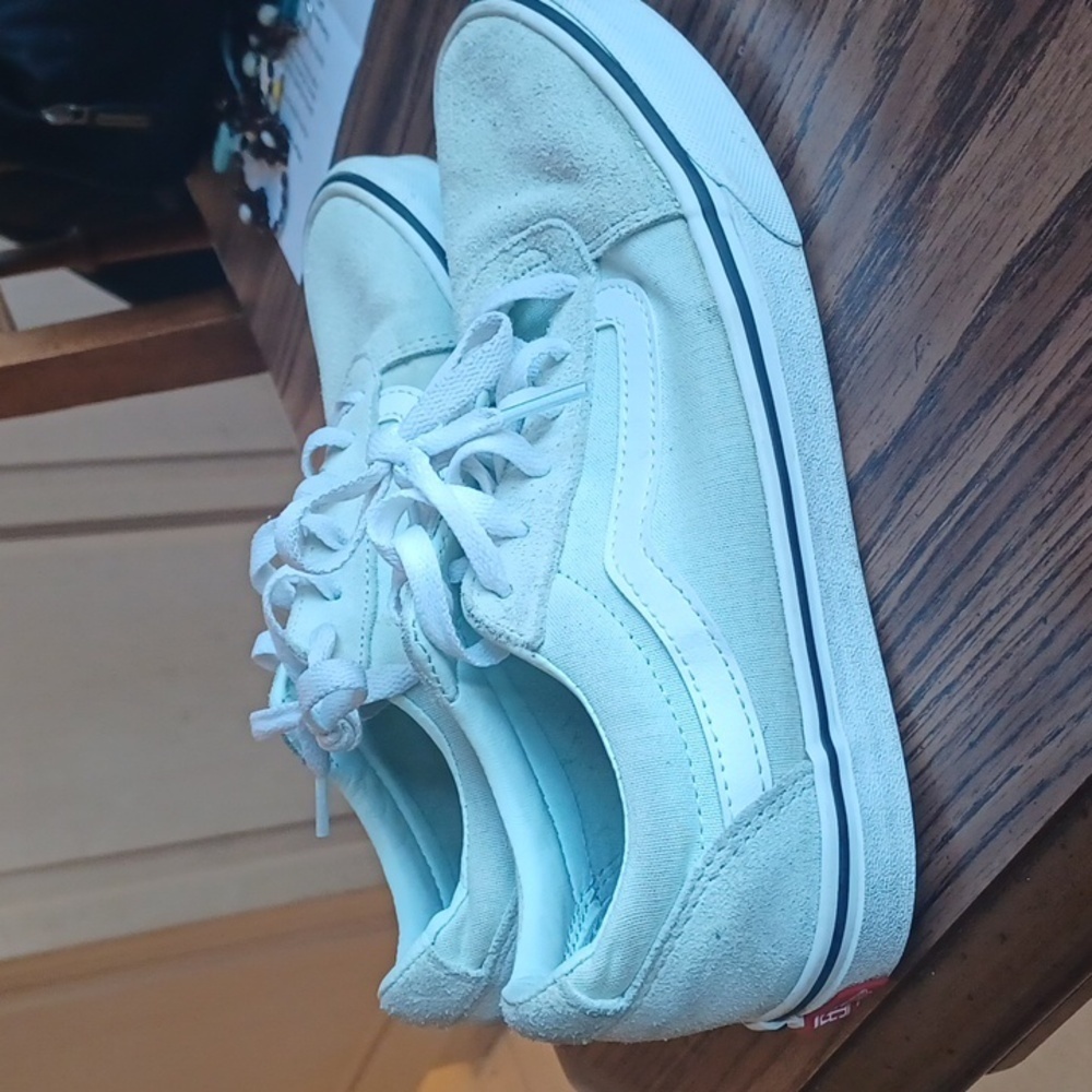 Vans Unisex Off The WALL OLD SKOOL MEN 6.5 WOMEN 8.0 SHOES, grey - Picture 2 of 5